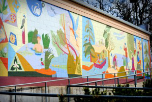 WES mural