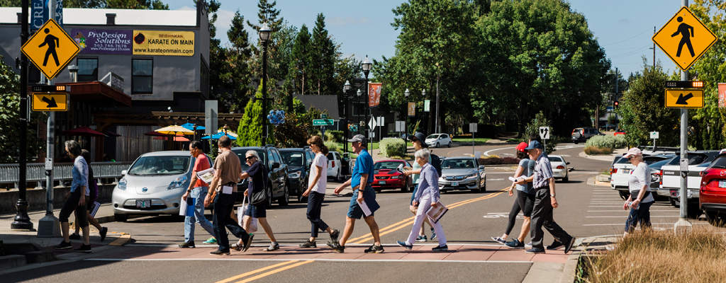 Downtown Walking