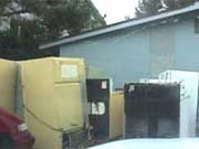 Refrigerators and other appliances stored outside