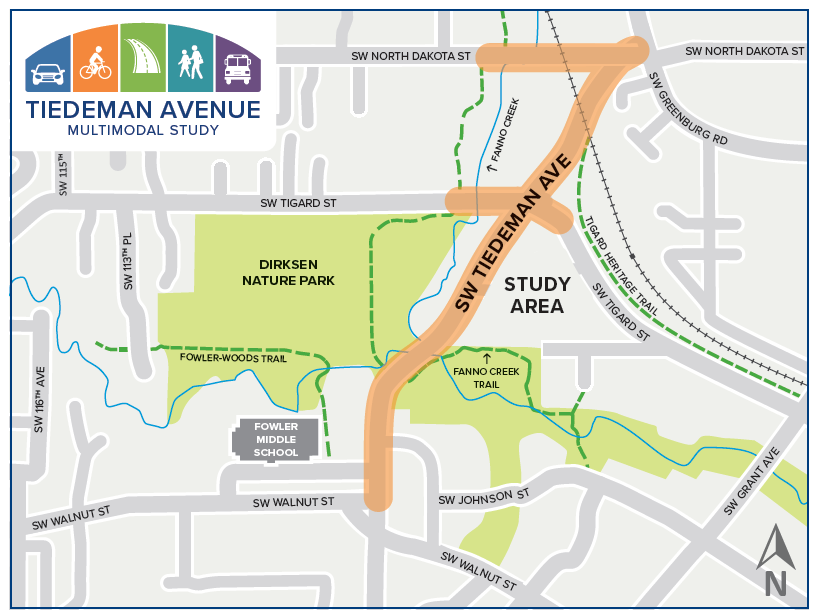 Tiedeman Multimodal Project Area