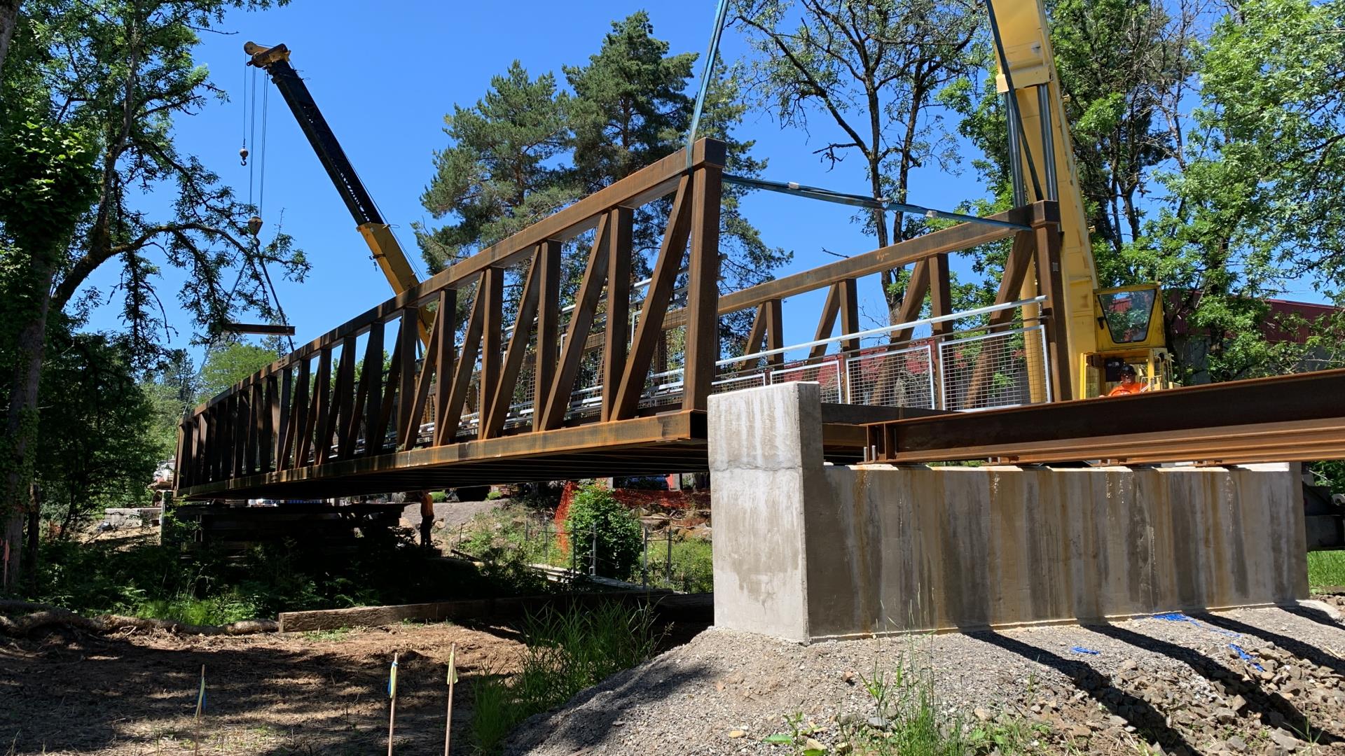 Woodard Park Fanno Creek Bridge