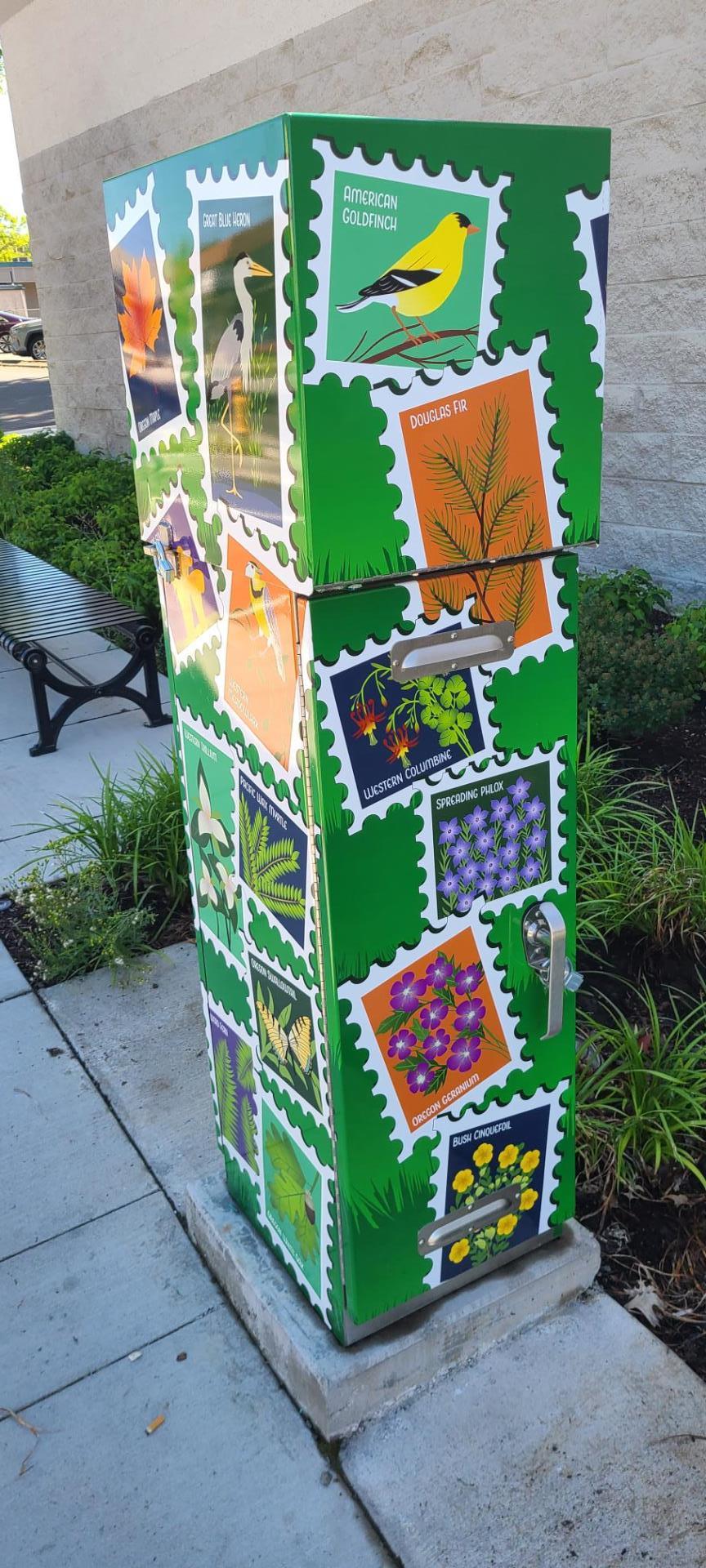 Stamp art utility box